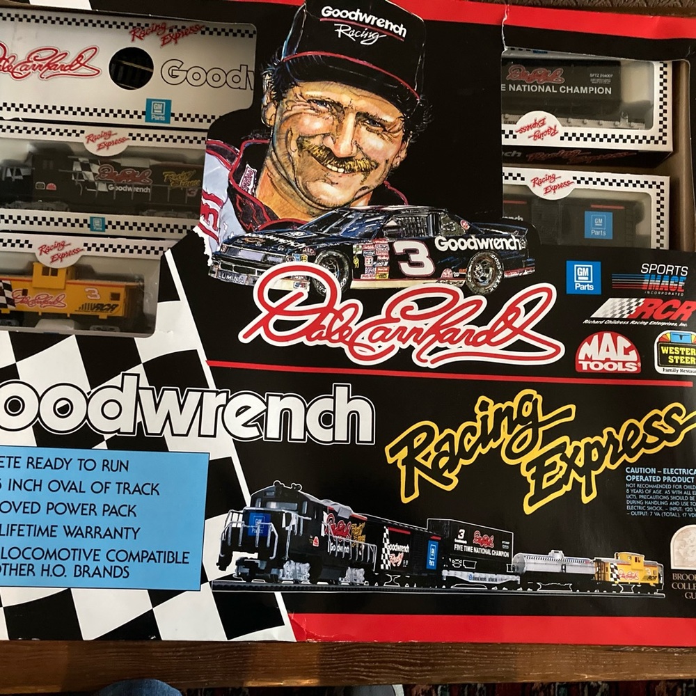 Dale Earnhardt train set
